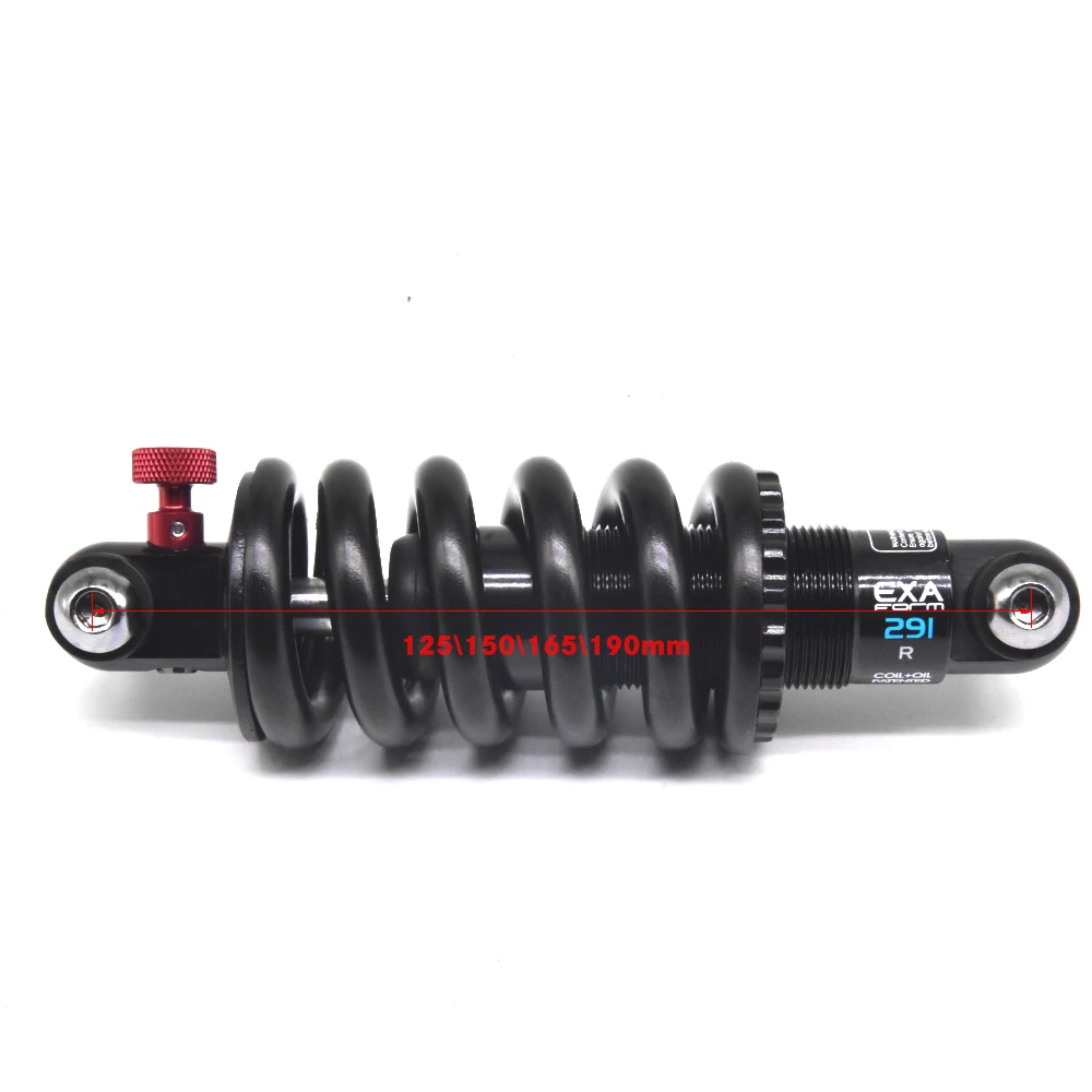 KS 291 R Bike Shock Absorber 125 150 MM Damper Adjustable Rear Shocks Downhill DH CX MTB Electric Scooter Motocycles EXA Form