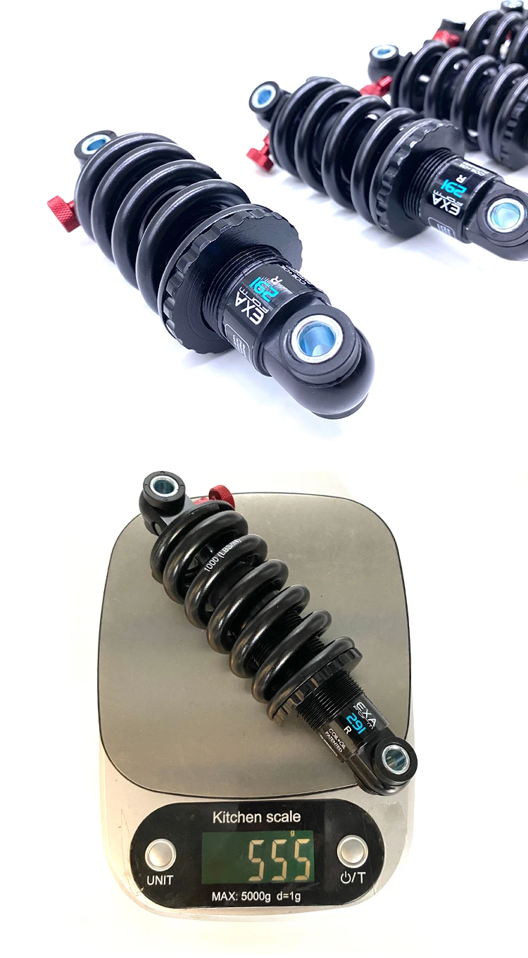 KS 291 R Bike Shock Absorber 125 150 MM Damper Adjustable Rear Shocks Downhill DH CX MTB Electric Scooter Motocycles EXA Form