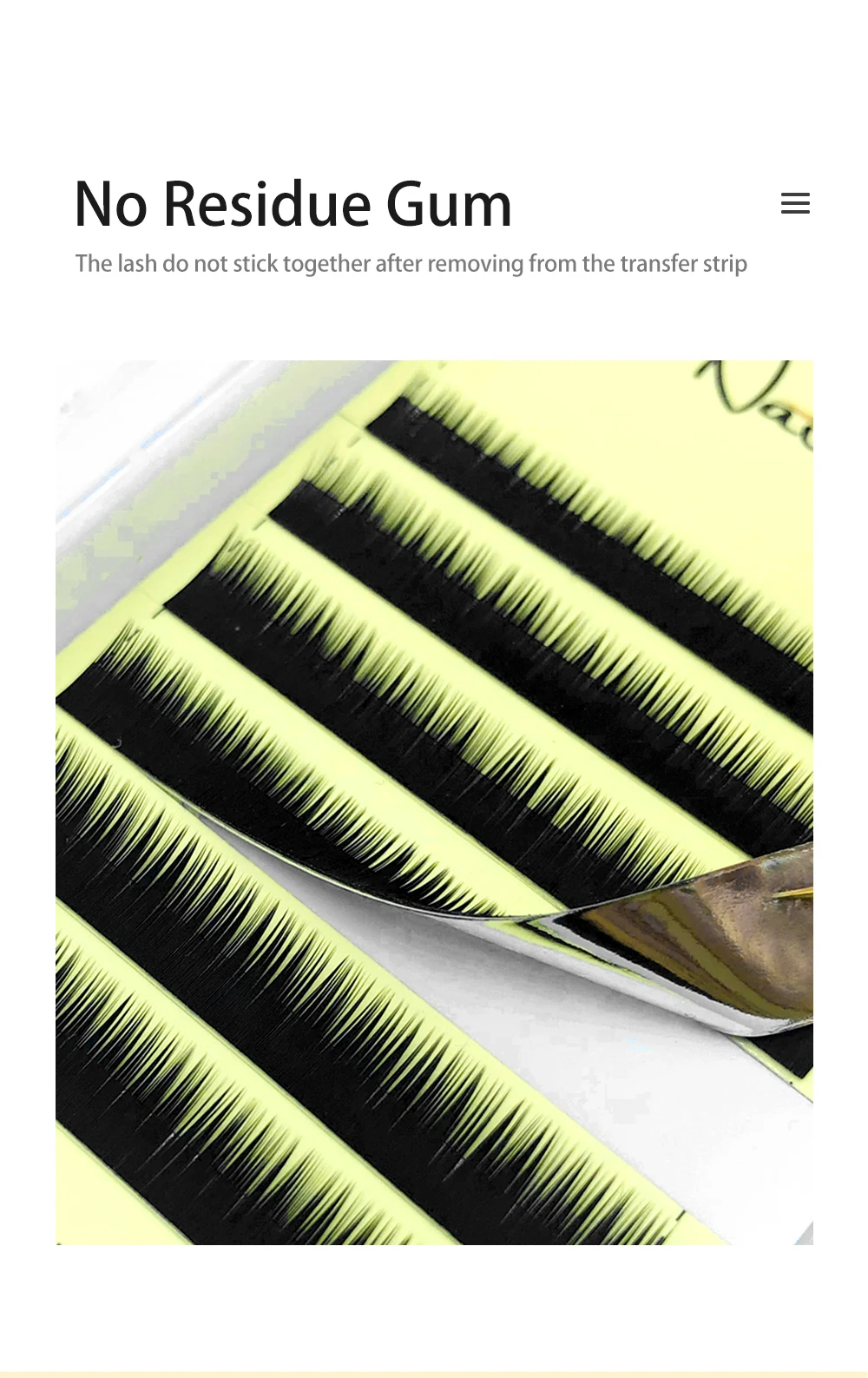 NATUHANA Bottom Eyelash Extension Individual Natural Soft Under Eyelashes J Curl 5-8 Mix Synthetic Mink Lower Lashes for Makeup