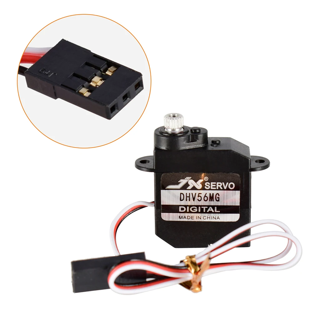 Hot Sale JX Servo DHV56MG Digital Coreless 1.2kg 0.10sec Metal Gear HV 5.6g DS Servo For RC Car Robot Airplane Aircraft Drone
