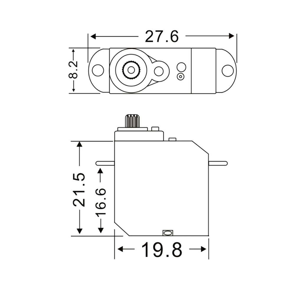 Hot Sale JX Servo DHV56MG Digital Coreless 1.2kg 0.10sec Metal Gear HV 5.6g DS Servo For RC Car Robot Airplane Aircraft Drone