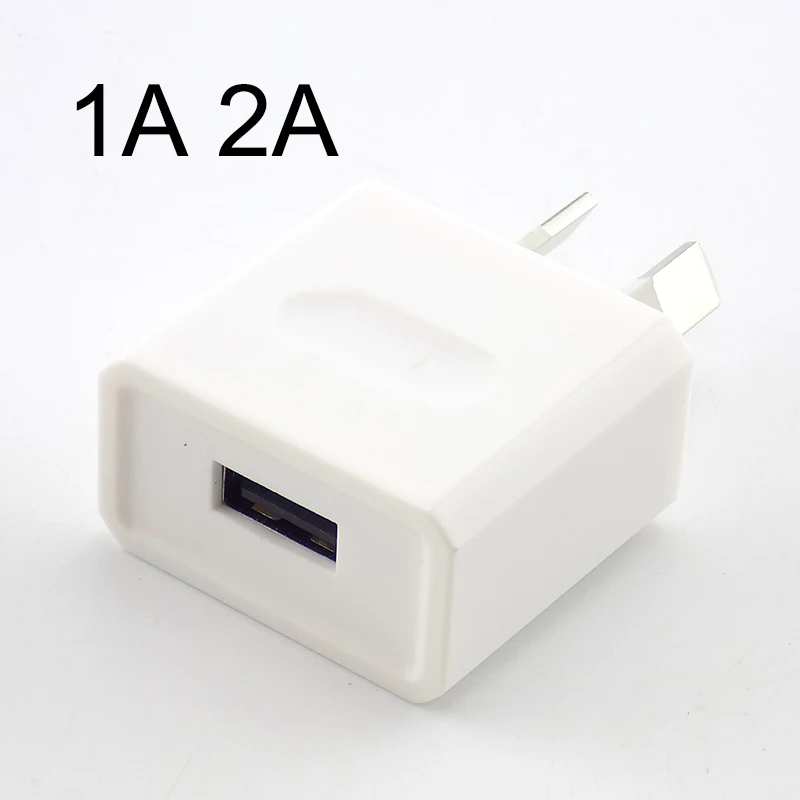 5V 1A 2A 3A Travel USB Adapter Phone Charger Power Supply Adapter Wall Desktop Charging Power Bank EU/US/AU Plug N11 Black White