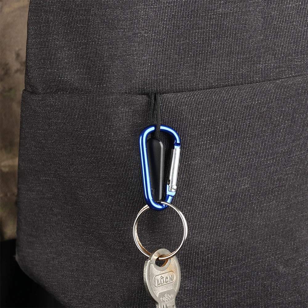 Alloy Carabiner Camping Hiking Hook Safety Aluminum D-Ring Key Chain Clip Keyring Snap Hook Outdoor Travel Kit High Quality