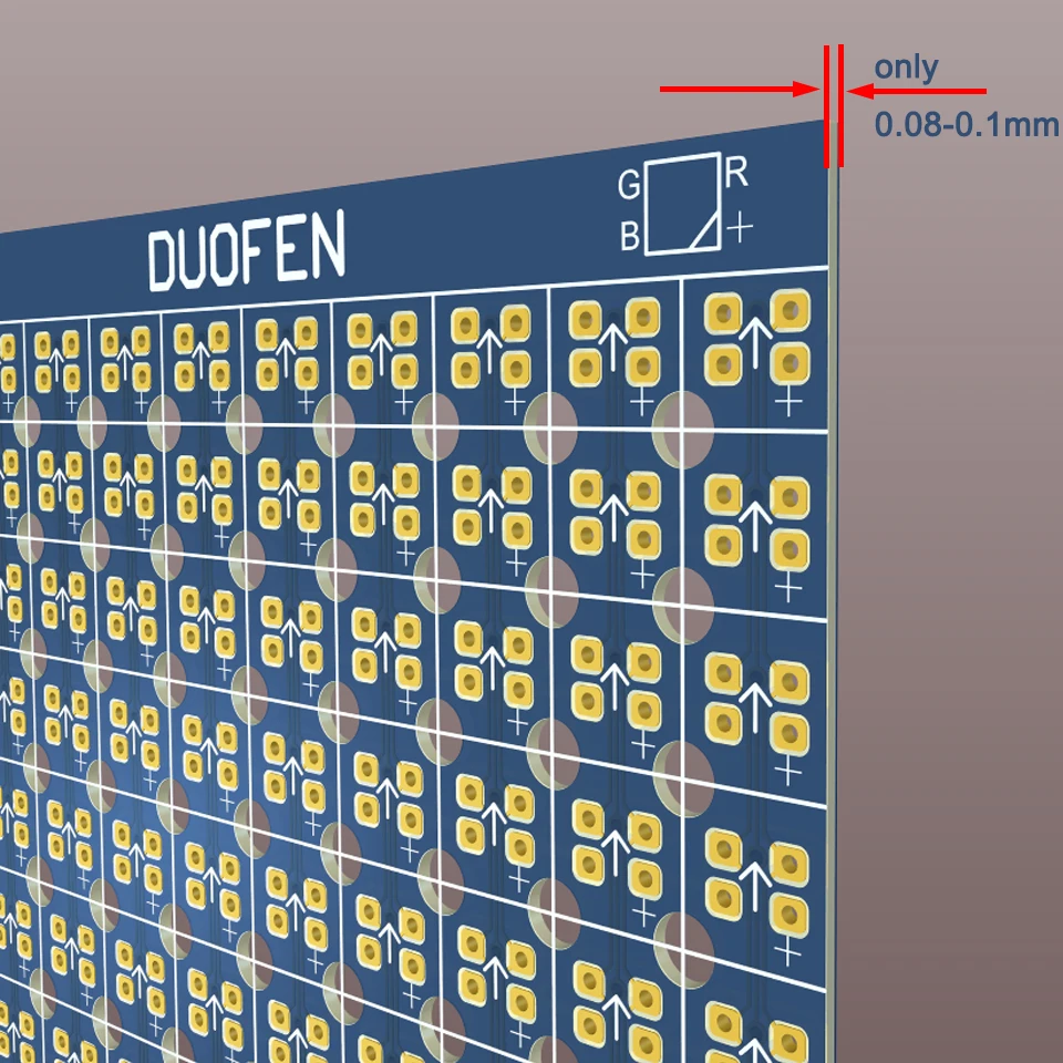 P3.91 series Circuit Paper,Double-sided solder pads, fully covered with large holes ,Used for repairing damaged PCB pads