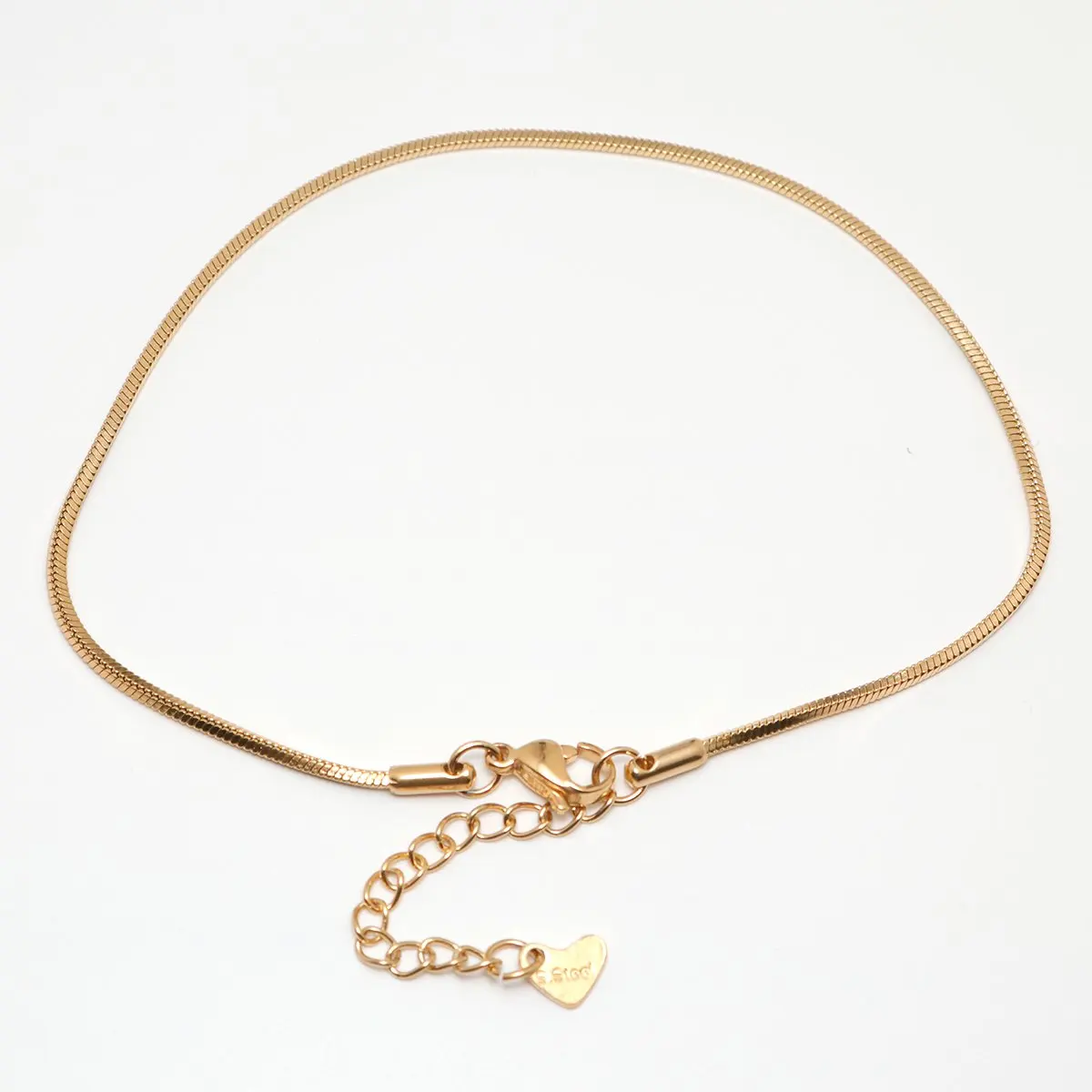 Fashion 304 Stainless Steel Anklet Gold Color Chain Anklet For Women Foot Bracelets Leg Chain Jewelry Accessories Gifts ,1 Piece