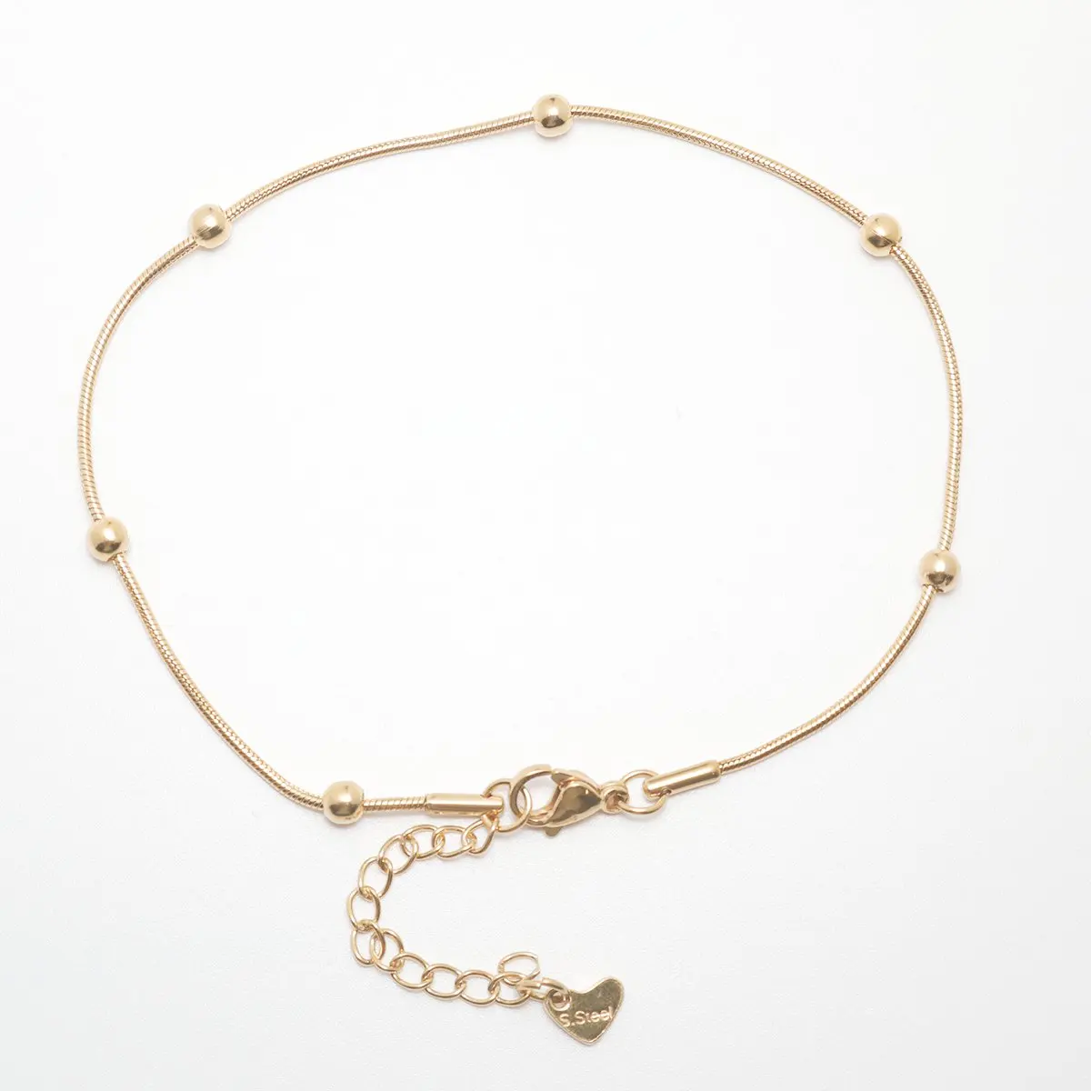 Fashion 304 Stainless Steel Anklet Gold Color Chain Anklet For Women Foot Bracelets Leg Chain Jewelry Accessories Gifts ,1 Piece