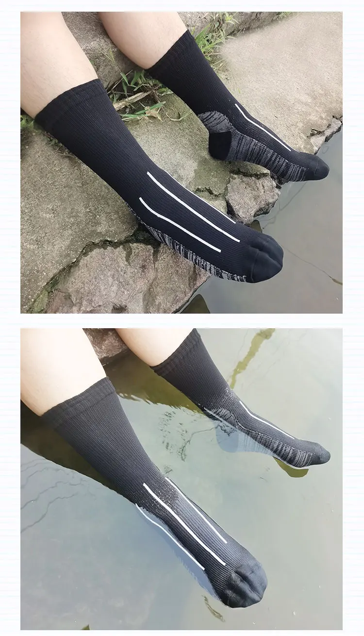 Waterproof Socks Breathable Outdoor Waterproof Hiking Wading Camping Winter Skiing Sock Riding Snow Warm Waterproof Socks