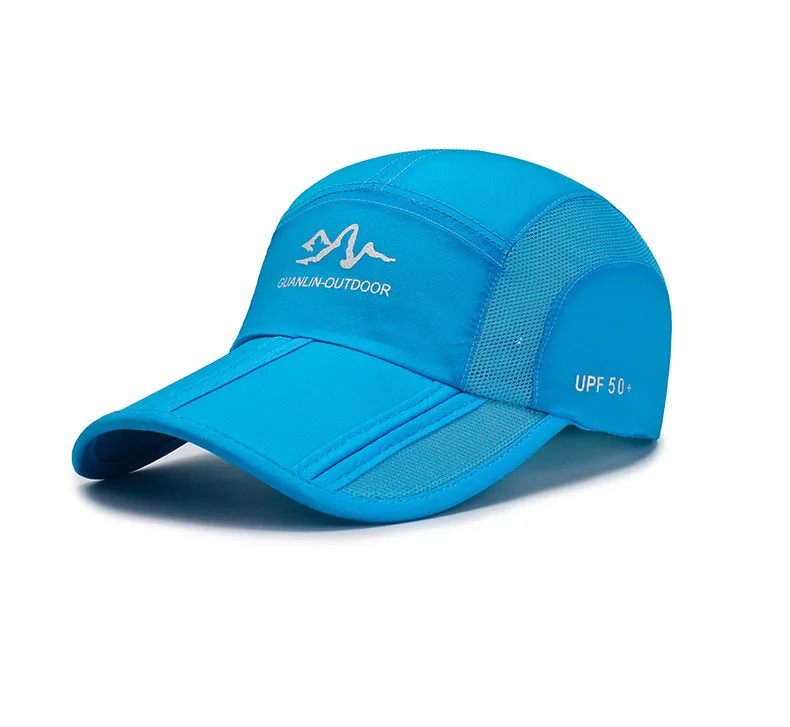 Summer Quick Drying Ultra-Thin Breathable Baseball Cap Men Women Snapback Folding Sport Outdoor Hiking Mountaineering Hat A138