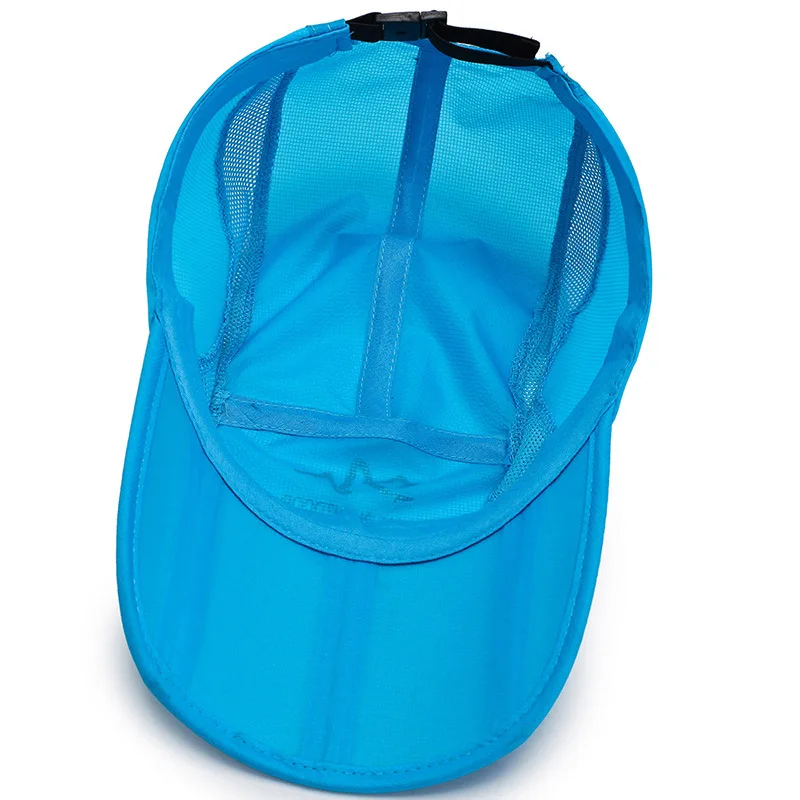 Summer Quick Drying Ultra-Thin Breathable Baseball Cap Men Women Snapback Folding Sport Outdoor Hiking Mountaineering Hat A138