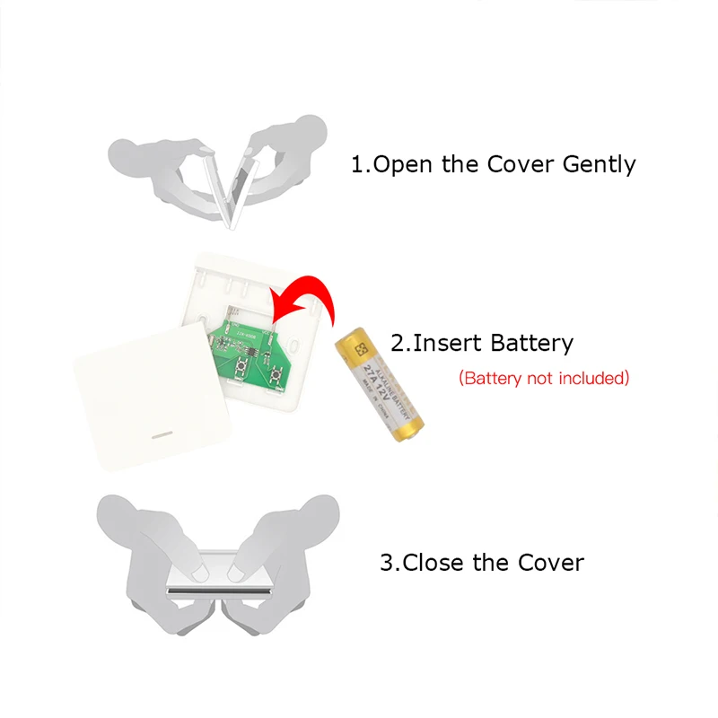 WIFI Mini switch Tuya Smart Life APP Push Button Light Switch RF 433Mhz Wall Panel DIY Relay Module Timer Google Home Alexa