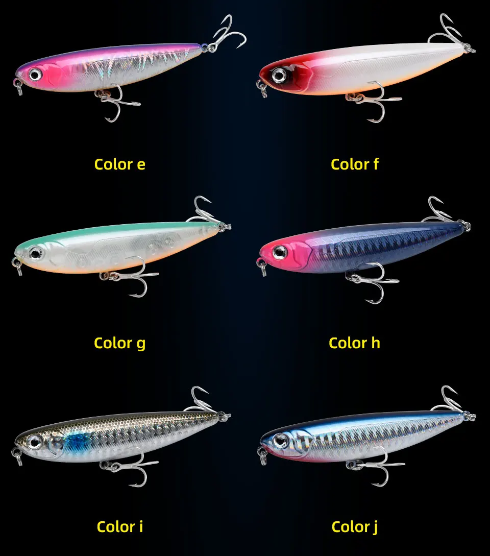 BLUX NATRIX 60/90 Topwater Pencil 60MM 90MM Surface Walker Fishing Lure Walk The Dog Artificial Saltwater Bass Hard Bait Tackle