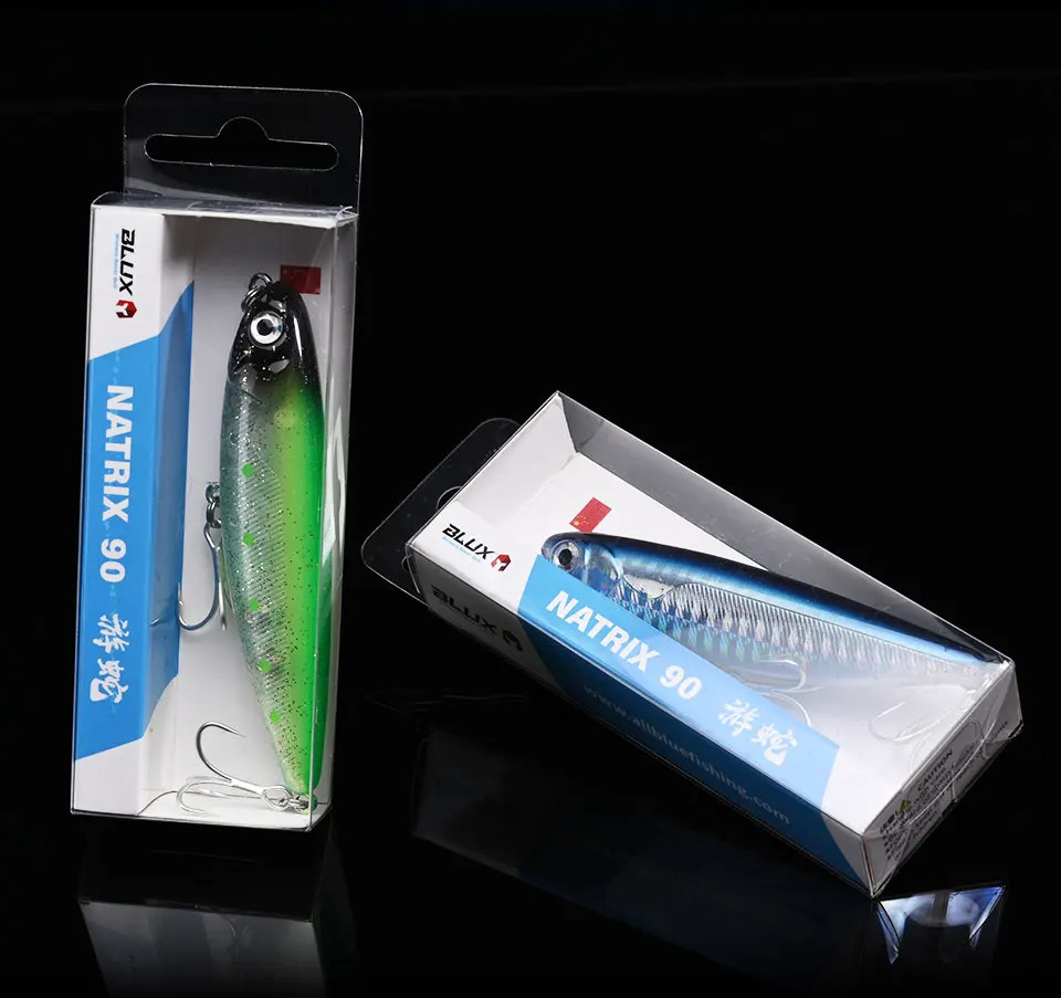 BLUX NATRIX 60/90 Topwater Pencil 60MM 90MM Surface Walker Fishing Lure Walk The Dog Artificial Saltwater Bass Hard Bait Tackle