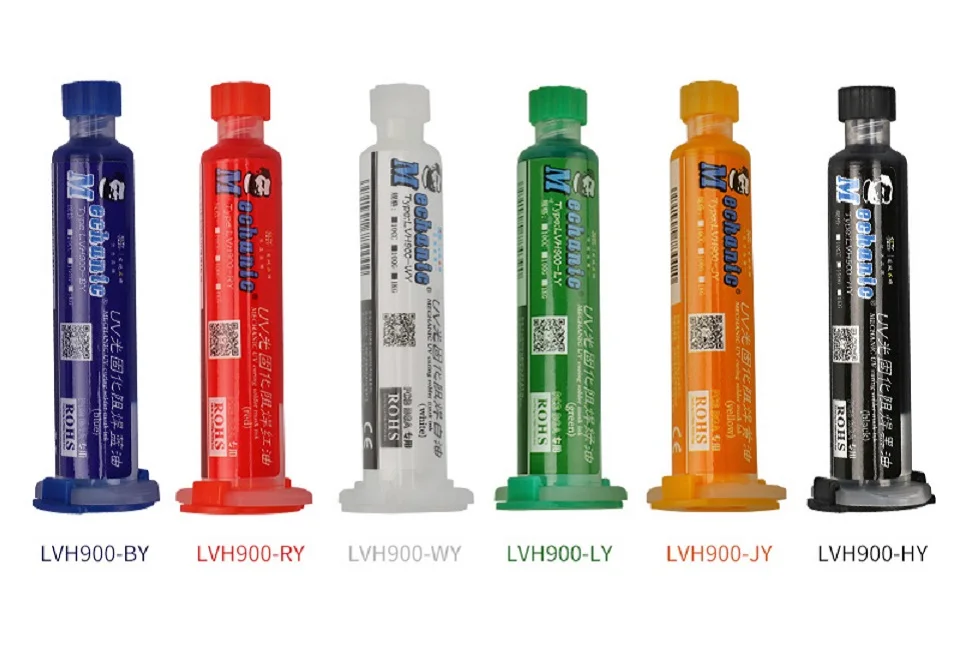 MECHANIC UV Photosensitive Solder Mask Ink BGA PCB Circuit Board Paint Soldering Paste Oil Insulating Prevent Corrosive Arcing