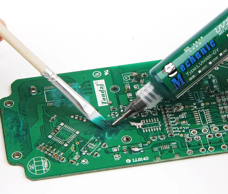 MECHANIC UV Photosensitive Solder Mask Ink BGA PCB Circuit Board Paint Soldering Paste Oil Insulating Prevent Corrosive Arcing