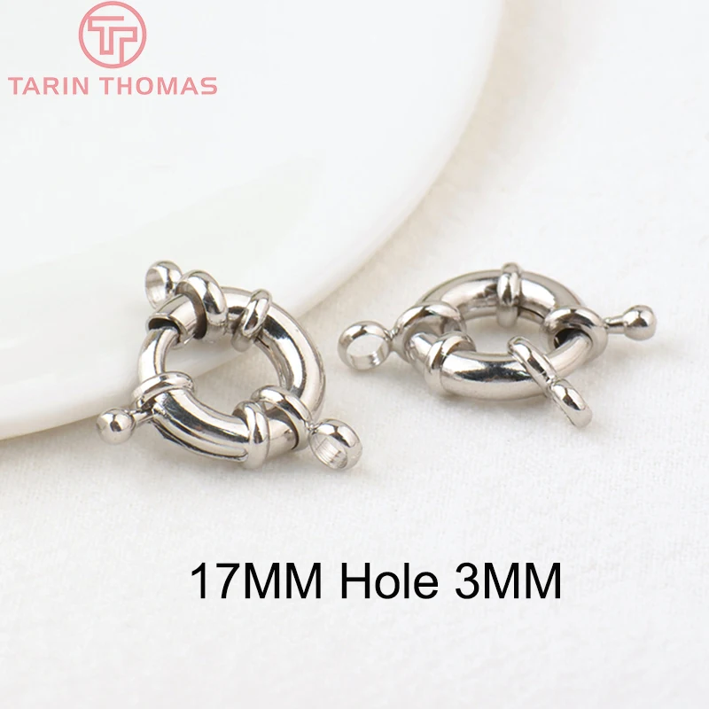 (2751)6PCS 11.5MM 13MM 15MM 21MM 24K Gold Color Brass 2 Holes Charms Bracelet Connector High Quality Diy Jewelry Accessories