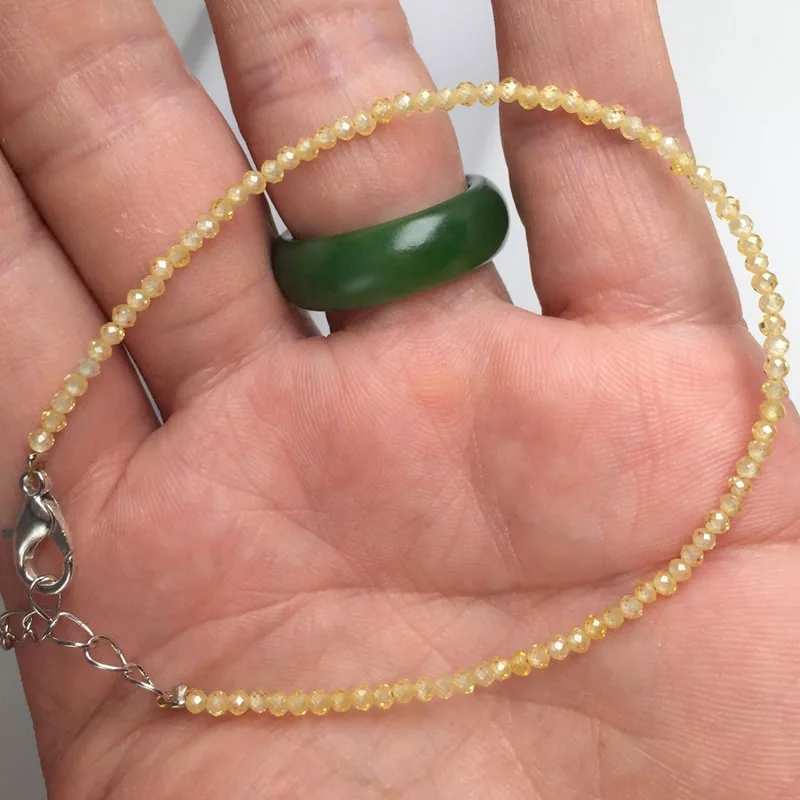 Natural Stone Rose Quartz Amethysts 2/3/4mm Small Round Section Stone Bracelet Mini Bracelet Are Suitable for Men and Women Gift
