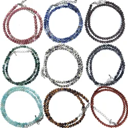 Natural Stone Rose Quartz Amethysts 2/3/4mm Small Round Section Stone Bracelet Mini Bracelet Are Suitable for Men and Women Gift