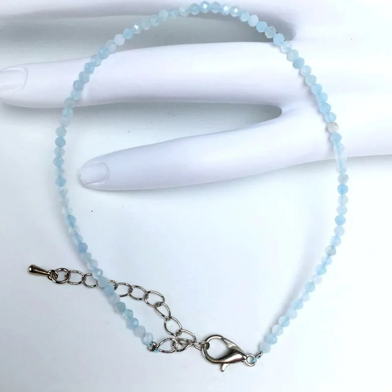 Natural Stone Rose Quartz Amethysts 2/3/4mm Small Round Section Stone Bracelet Mini Bracelet Are Suitable for Men and Women Gift