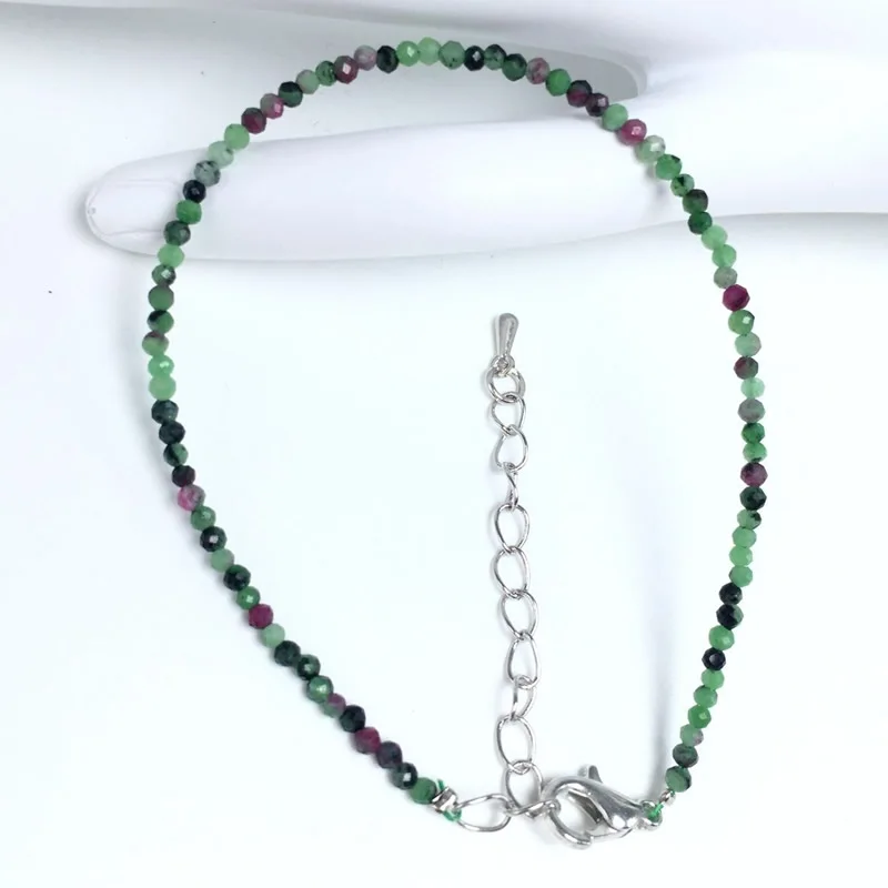 Natural Stone Rose Quartz Amethysts 2/3/4mm Small Round Section Stone Bracelet Mini Bracelet Are Suitable for Men and Women Gift