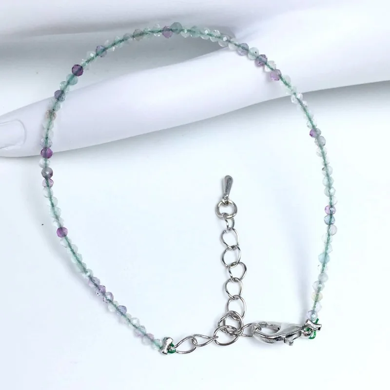Natural Stone Rose Quartz Amethysts 2/3/4mm Small Round Section Stone Bracelet Mini Bracelet Are Suitable for Men and Women Gift