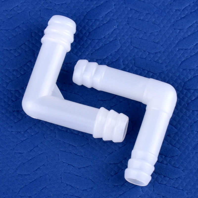 5~500pcs 8mm 10mm PE Elbow Connector Aquarium Tank Air Pump Hose Pagoda Joint Watering Irrigation Garden Water Pipe Connector