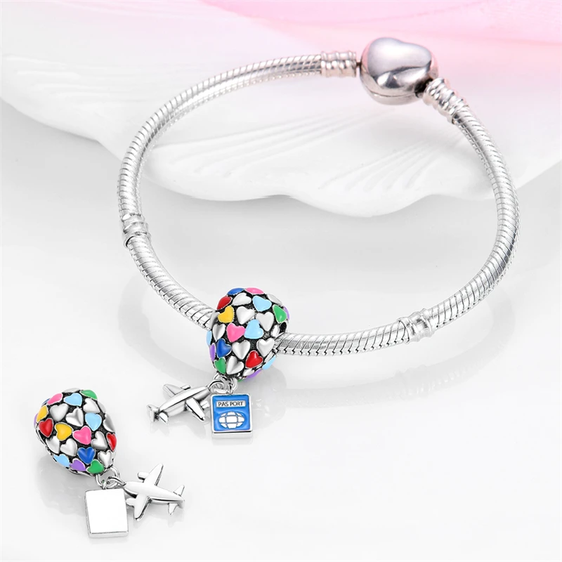 Fit Qikaola 925 Original Bracelets Blue Zircon Owl Luminous Sea Turtle Octopus 925 Silver Charms Beads DIY Birthday Jewelry Gift