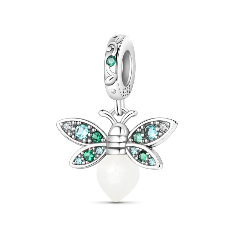 Fit Qikaola 925 Original Bracelets Blue Zircon Owl Luminous Sea Turtle Octopus 925 Silver Charms Beads DIY Birthday Jewelry Gift