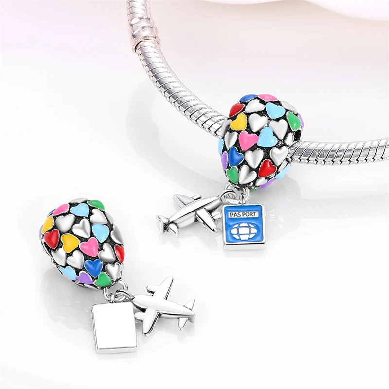 Fit Qikaola 925 Original Bracelets Blue Zircon Owl Luminous Sea Turtle Octopus 925 Silver Charms Beads DIY Birthday Jewelry Gift