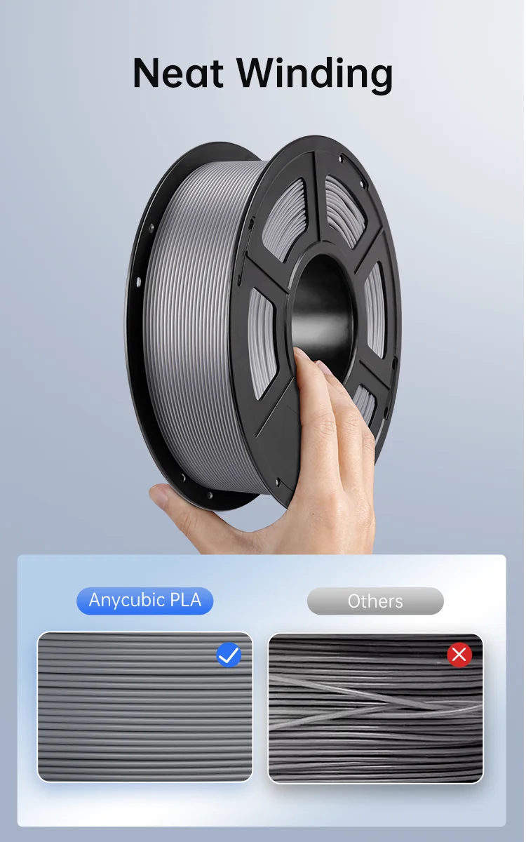 ANYCUBIC PLA 3D Printer Filament 1.75mm 1kg/Roll PLA Filament 3D Printing Material For Toy Model Printing FDM 3D Printer
