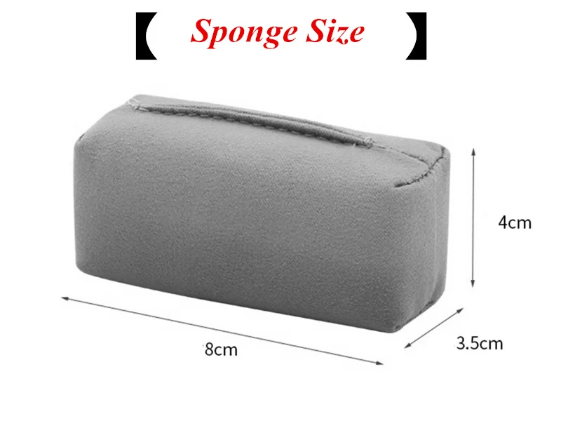 Lucullan Car Detailing Suede Sponge Applicator Use With Ceramic Coating For Cars Paint, Metal, Plastic Trim, Rubber & Glass