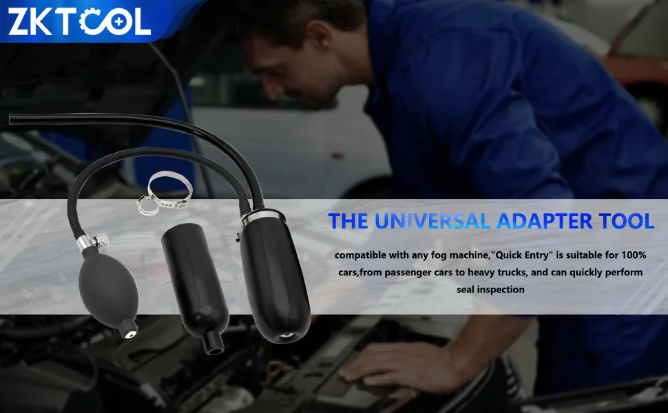 Universal Easy Intake Adapter Diagnostic Tool Quick Seal Entrance adapter Adapter for smoke leak detector Airbag tool