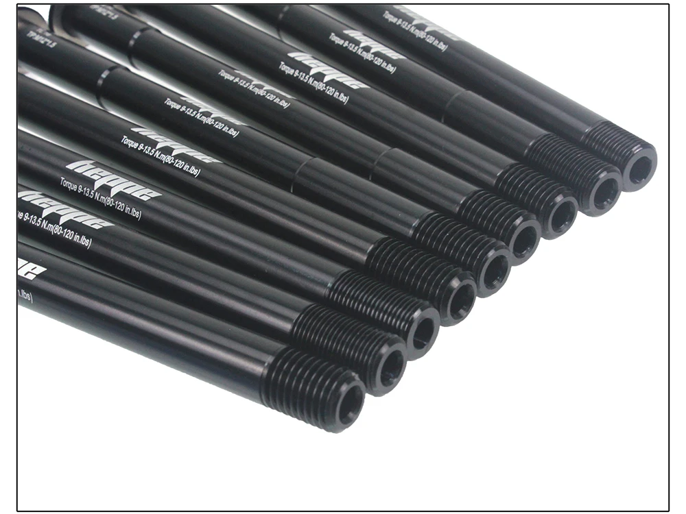 HEPPE MTB Road Bike Thru Axle Front Fork Shaft Skewers Rear Hub Thru Axle 12x142 12x148 12x100 12x110 M12xP1.0/P1.5 Bike Parts