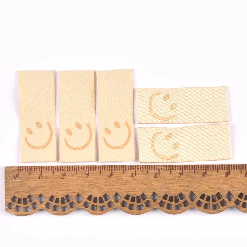 50Pcs 8colors Embroidery Labels Sewing Clothes Handmade Accessories For Kids Care Bags Clothing Tags Garment Crafts 1.5x4cm