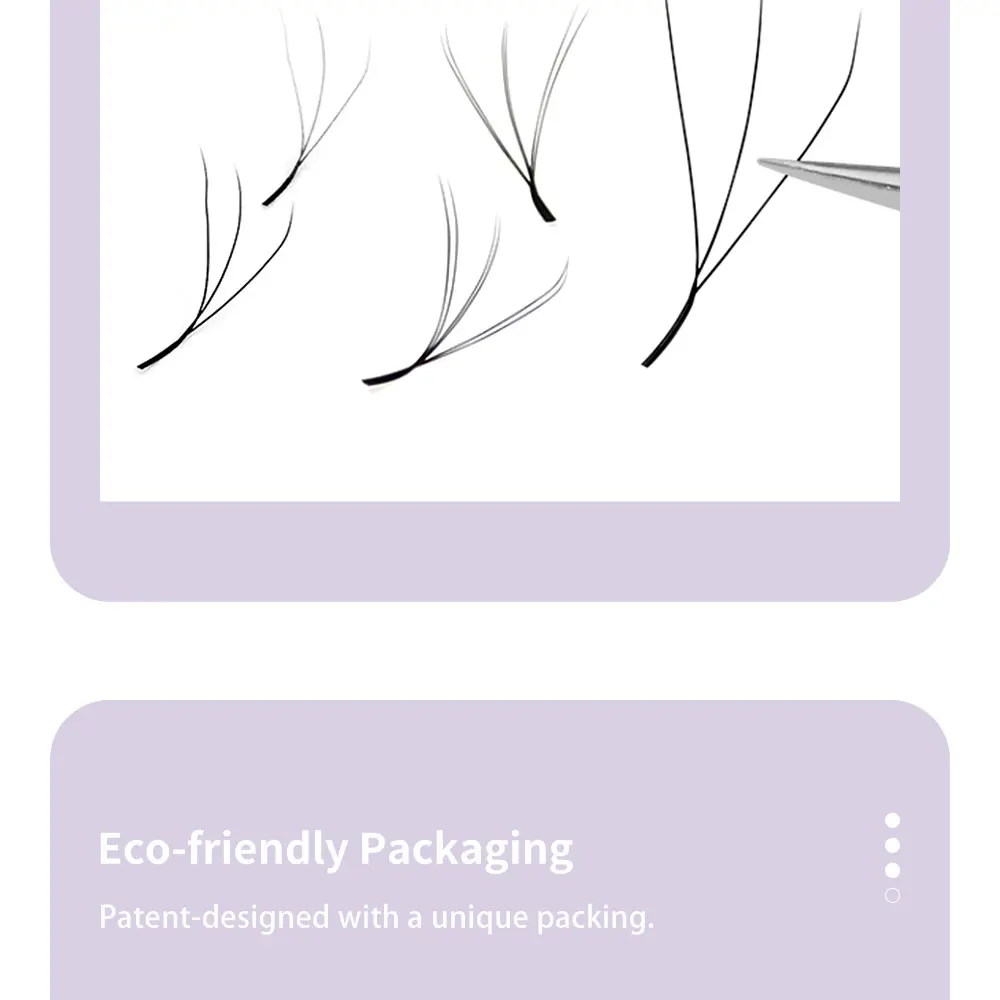DIYDAY W Shaped Eyelash Extension Premade 3d 4d 5d 6d 7d 8d Mink Faux Lashes BASF PBT Natural Look False Eyelashes