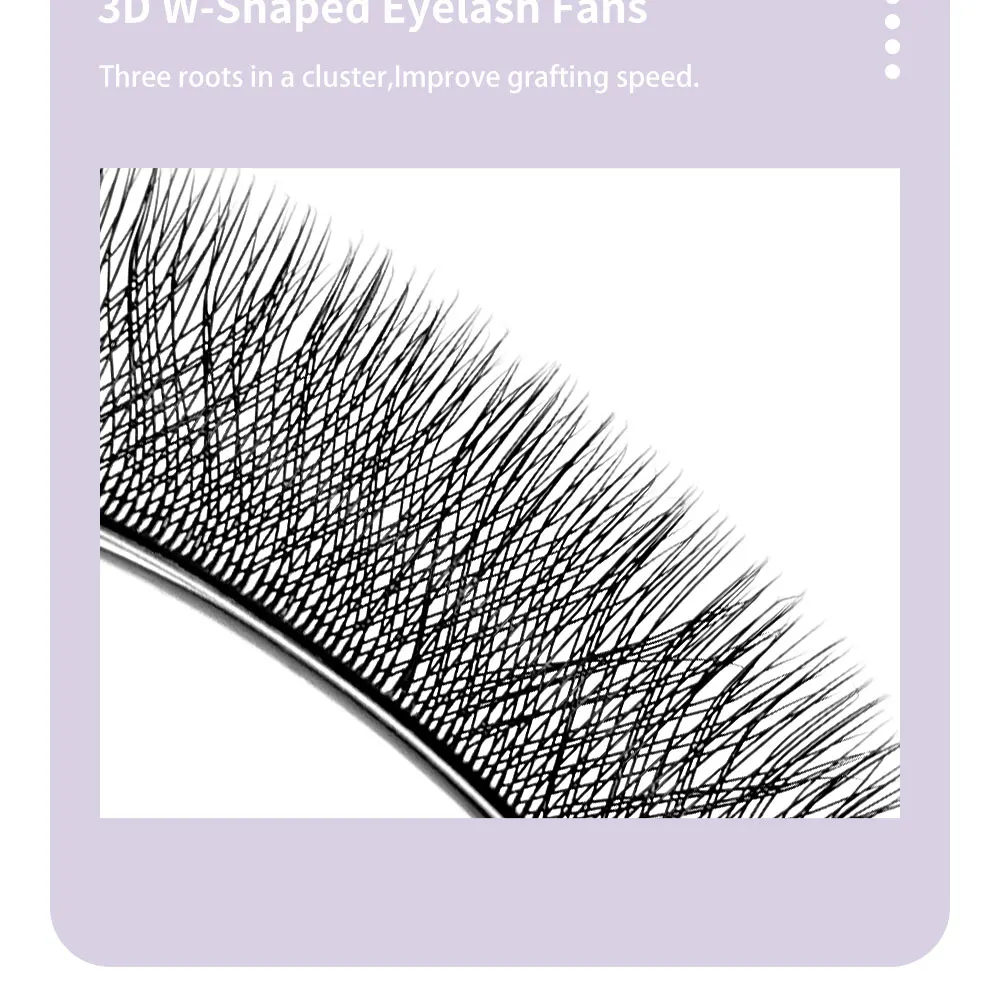 DIYDAY W Shaped Eyelash Extension Premade 3d 4d 5d 6d 7d 8d Mink Faux Lashes BASF PBT Natural Look False Eyelashes