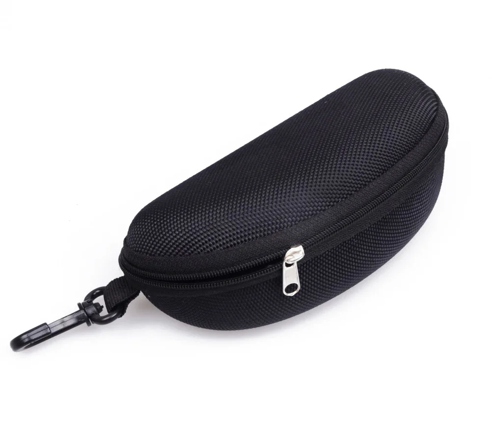Portable EVA Glasses Case with Carabiner Hook Colorful Sunglasses Hard Case Zipper Eyeglasses Protector Box Holder New 2026