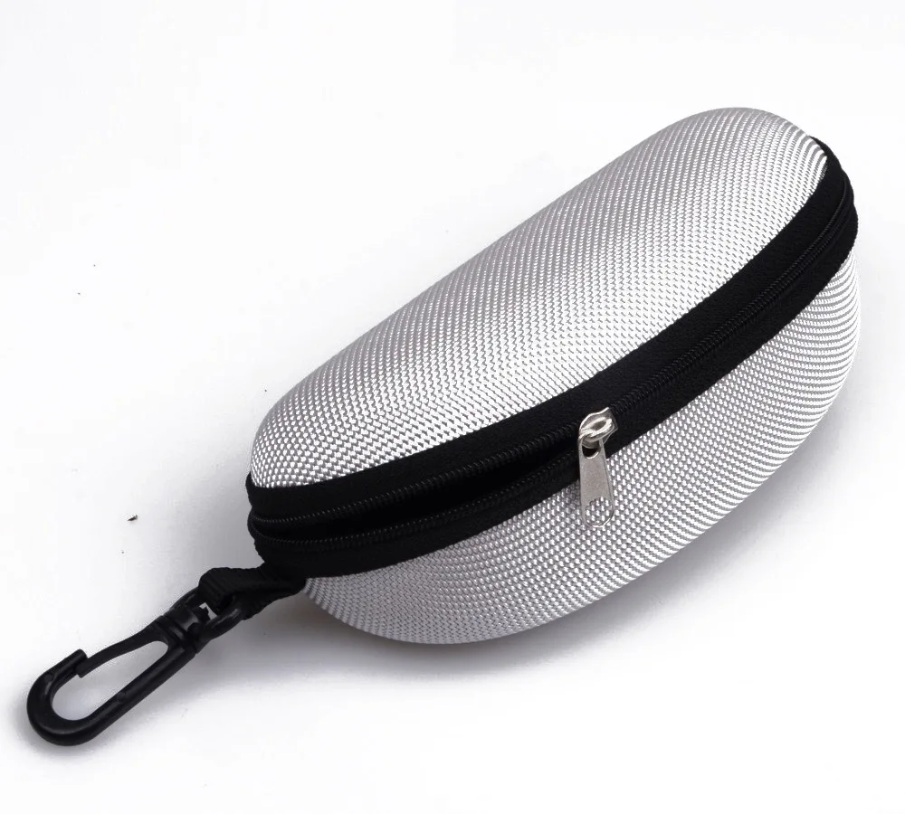 Portable EVA Glasses Case with Carabiner Hook Colorful Sunglasses Hard Case Zipper Eyeglasses Protector Box Holder New 2026