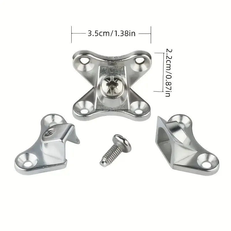 10/20/30 pcs Zinc Alloy Butterfly Corner Bracket, Plank Corner Connector, Removable Corner Bracket, with Screws