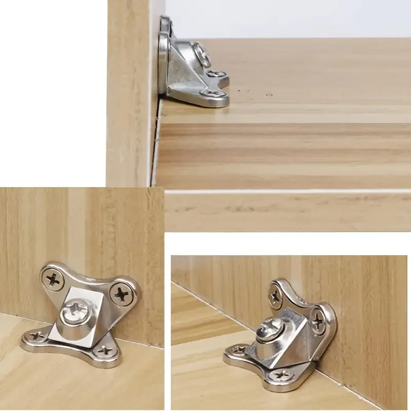 10/20/30 pcs Zinc Alloy Butterfly Corner Bracket, Plank Corner Connector, Removable Corner Bracket, with Screws