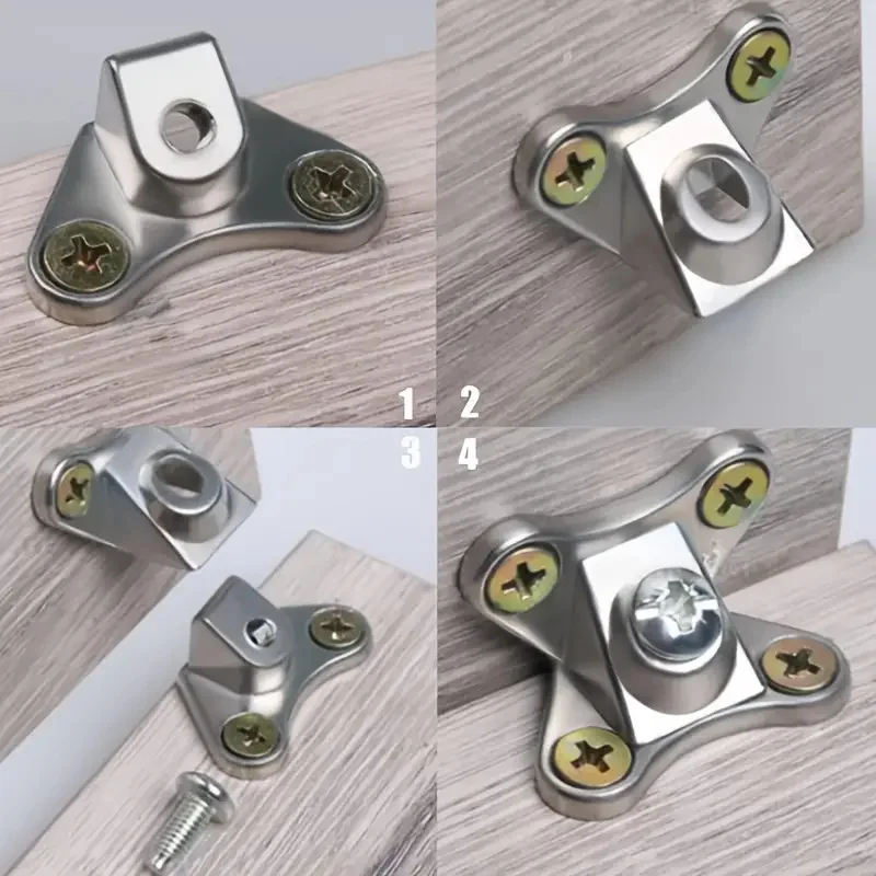10/20/30 pcs Zinc Alloy Butterfly Corner Bracket, Plank Corner Connector, Removable Corner Bracket, with Screws