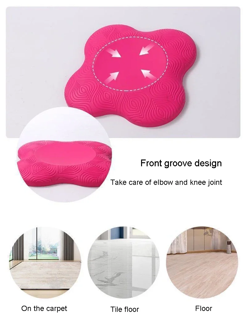 Yoga Kneeling Mat Thickened Flat Support Mat Knee Pad Portable Elbow Pad Yoga Mat Sports Fitness