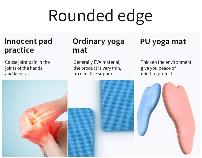 Yoga Kneeling Mat Thickened Flat Support Mat Knee Pad Portable Elbow Pad Yoga Mat Sports Fitness