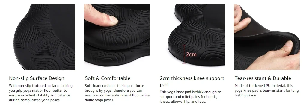Yoga Kneeling Mat Thickened Flat Support Mat Knee Pad Portable Elbow Pad Yoga Mat Sports Fitness