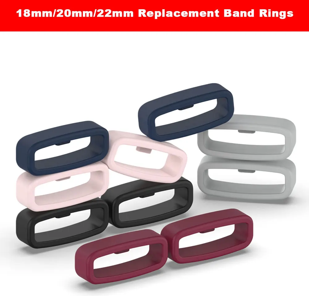 18/20/22/26mm Watchband Loops Ring Locker Security Holder For Garmin Fenix 7X 6S 6X 6 7 Pro 5X 5S 5 5 Plus Vivoactive 3 4 4S