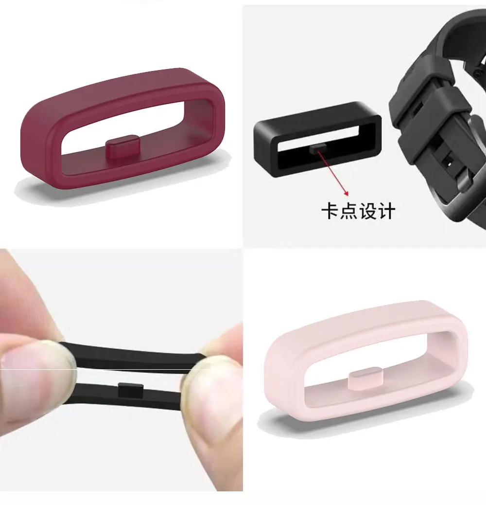 18/20/22/26mm Watchband Loops Ring Locker Security Holder For Garmin Fenix 7X 6S 6X 6 7 Pro 5X 5S 5 5 Plus Vivoactive 3 4 4S