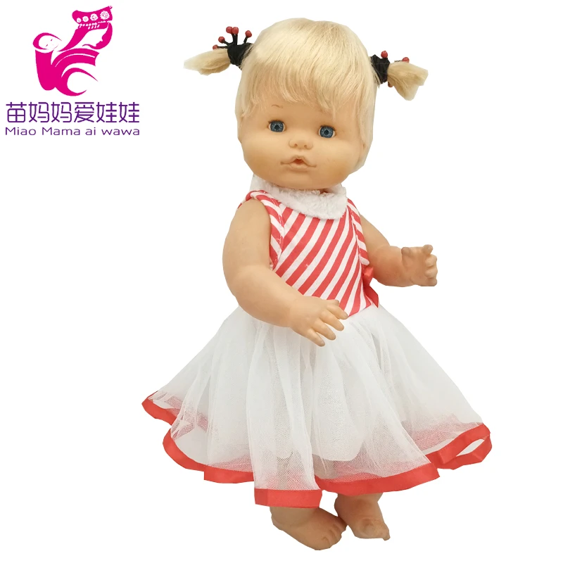 35cm Baby Doll Clothes Set Hat for 38cm Nenuco Ropa Y Su Hermanita Toy Doll Accessories