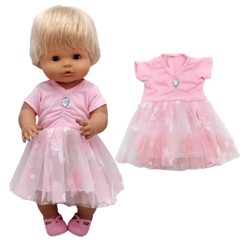 35cm Baby Doll Clothes Set Hat for 38cm Nenuco Ropa Y Su Hermanita Toy Doll Accessories