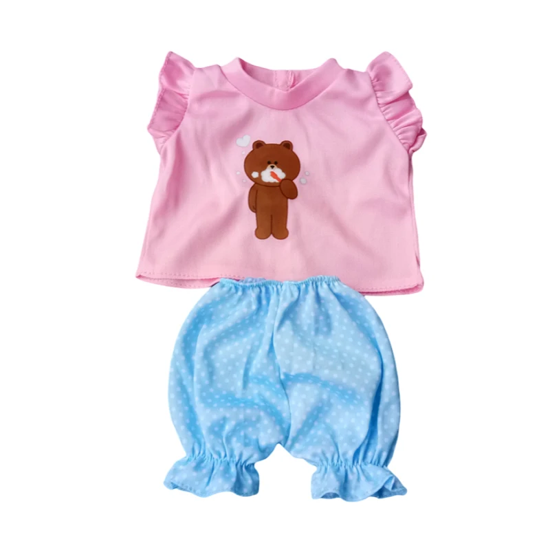35cm Baby Doll Clothes Set Hat for 38cm Nenuco Ropa Y Su Hermanita Toy Doll Accessories
