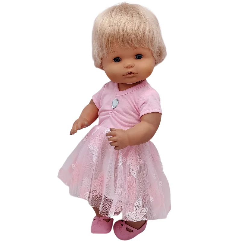 35cm Baby Doll Clothes Set Hat for 38cm Nenuco Ropa Y Su Hermanita Toy Doll Accessories