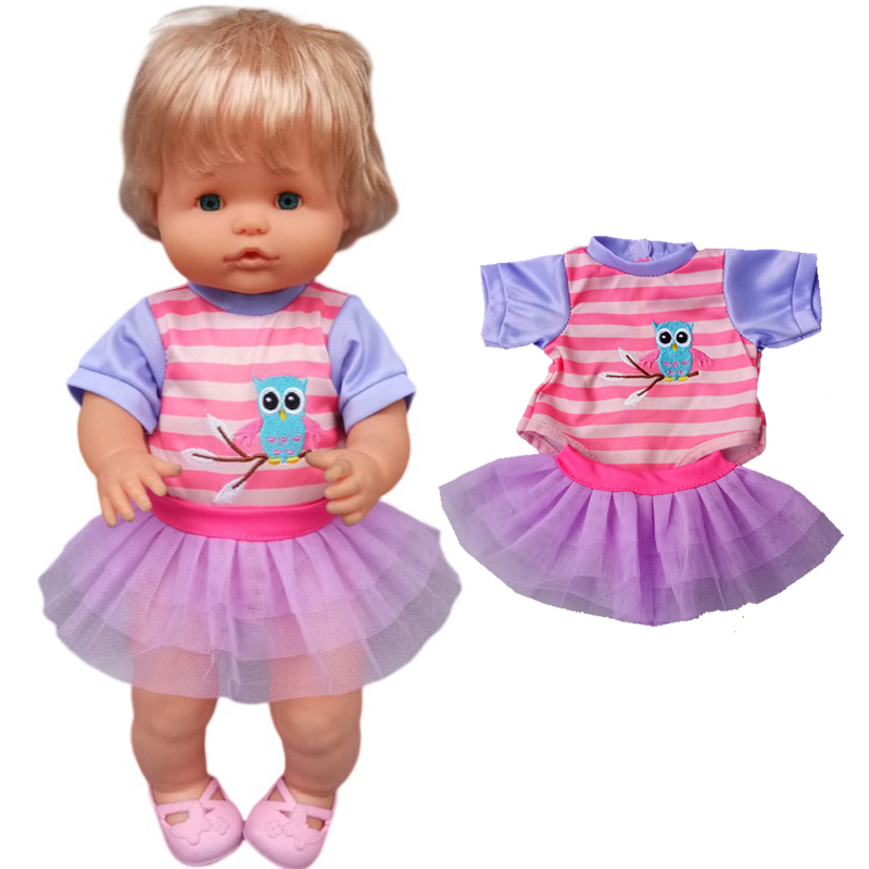 35cm Baby Doll Clothes Set Hat for 38cm Nenuco Ropa Y Su Hermanita Toy Doll Accessories